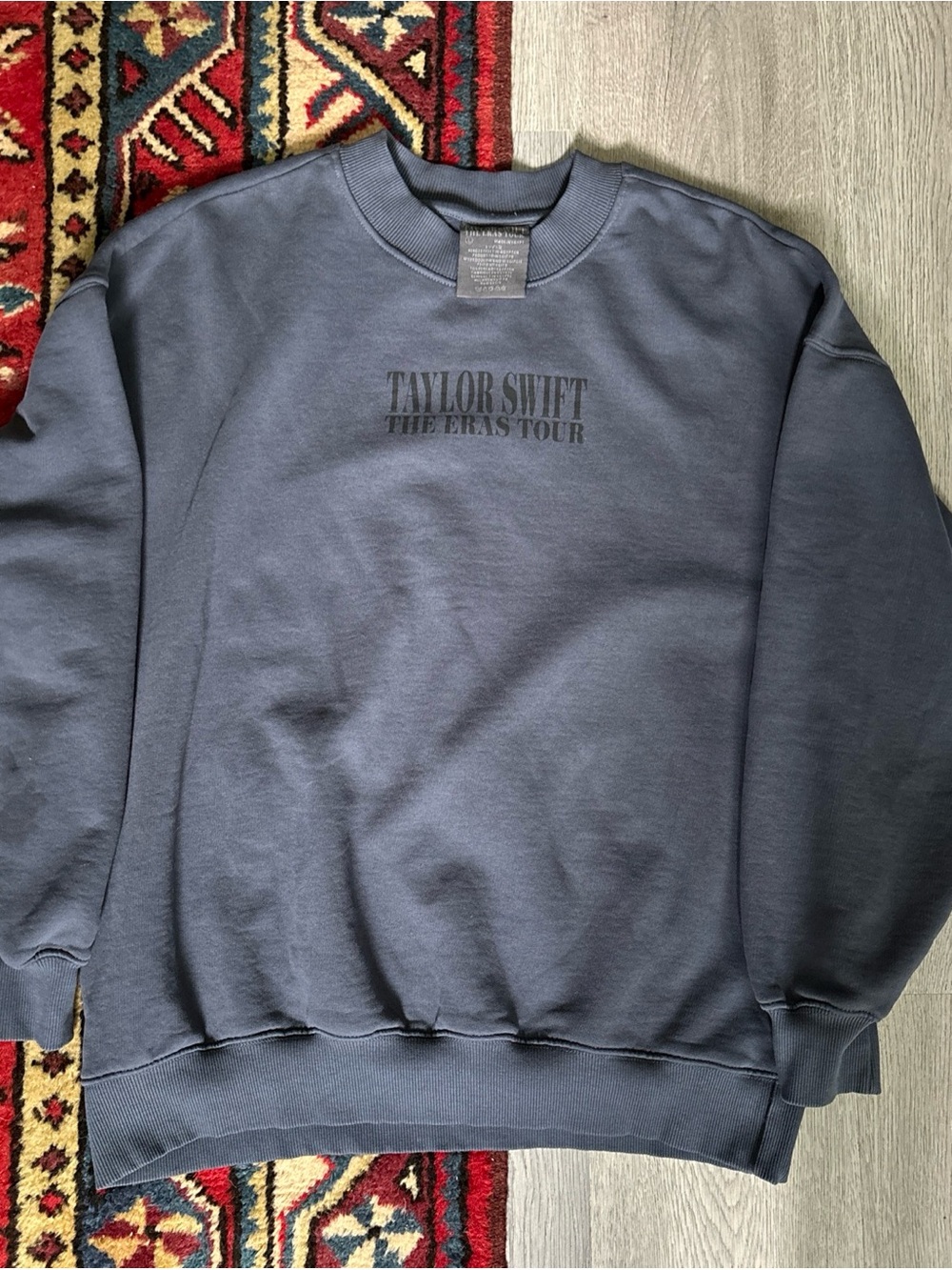 Taylor Swift The Eras Tour Crewneck Sweatshirt - Blue